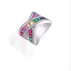 Crystal ring With Swarovski® Crystals